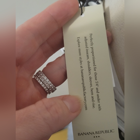 Banana Republic NWT high low skirt 6P Petite faux wrap - Picture 8 of 9